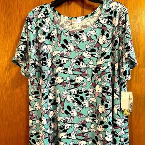 NWT LulaRoe Disney Carley Swing Dress, 3X, Hi-Low Hem - Perfect for Disney Trip!